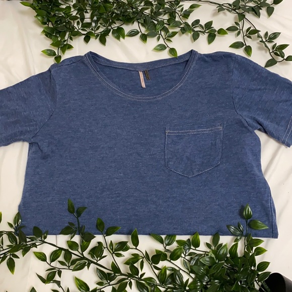 Poof denim inspired top - Picture 2 of 4